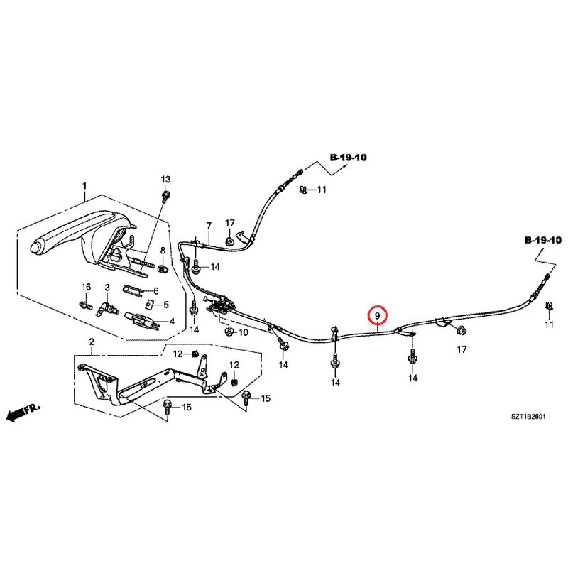 [NEW] JDM HONDA CR-Z ZF1 2012 Parking Brake GENUINE OEM - Image 10