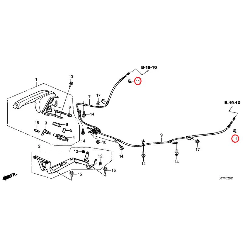 [NEW] JDM HONDA CR-Z ZF1 2012 Parking Brake GENUINE OEM - Image 12