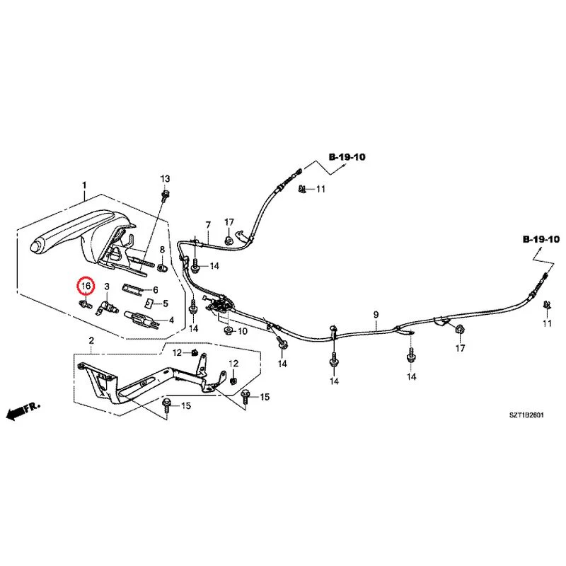 [NEW] JDM HONDA CR-Z ZF1 2012 Parking Brake GENUINE OEM - Image 17
