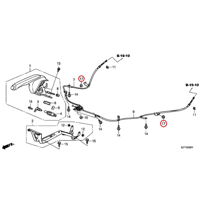 [NEW] JDM HONDA CR-Z ZF1 2012 Parking Brake GENUINE OEM - Image 18
