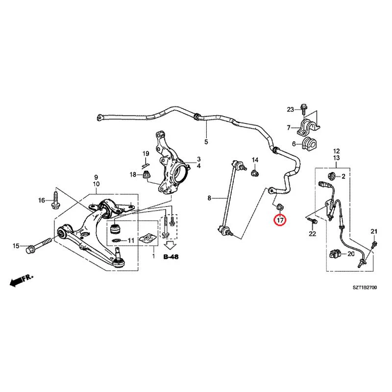 [NEW] JDM HONDA CR-Z ZF1 2012 Front lower arm GENUINE OEM - Image 17