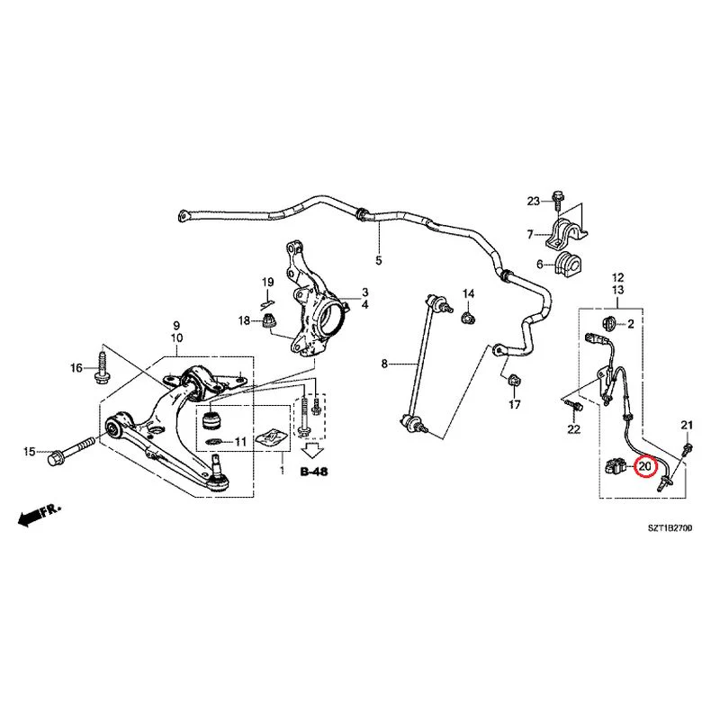 [NEW] JDM HONDA CR-Z ZF1 2012 Front lower arm GENUINE OEM - Image 20