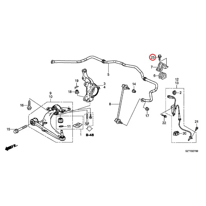 [NEW] JDM HONDA CR-Z ZF1 2012 Front lower arm GENUINE OEM - Image 23