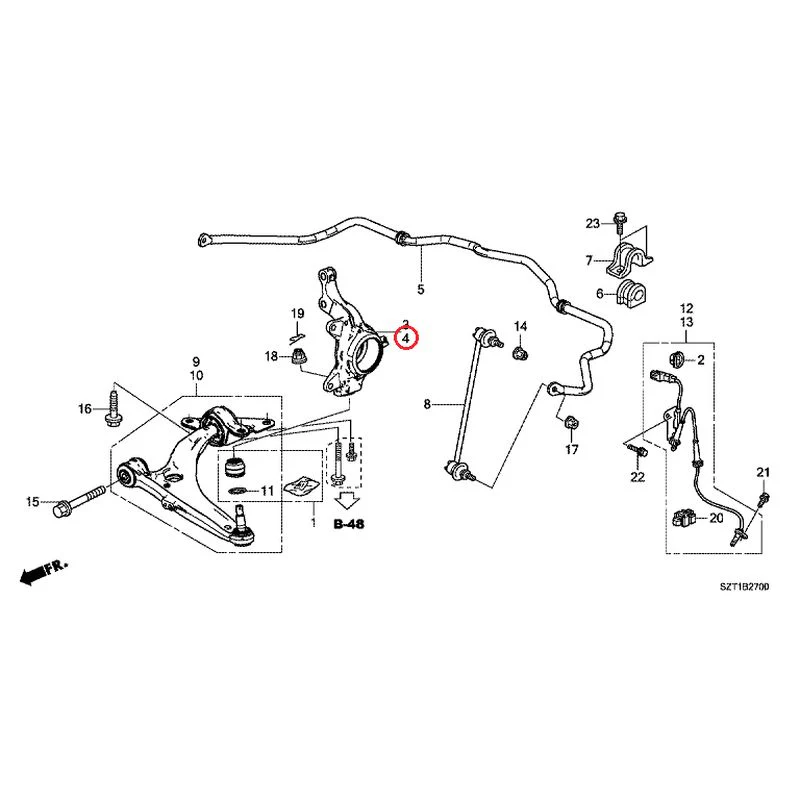 [NEW] JDM HONDA CR-Z ZF1 2012 Front lower arm GENUINE OEM - Image 5