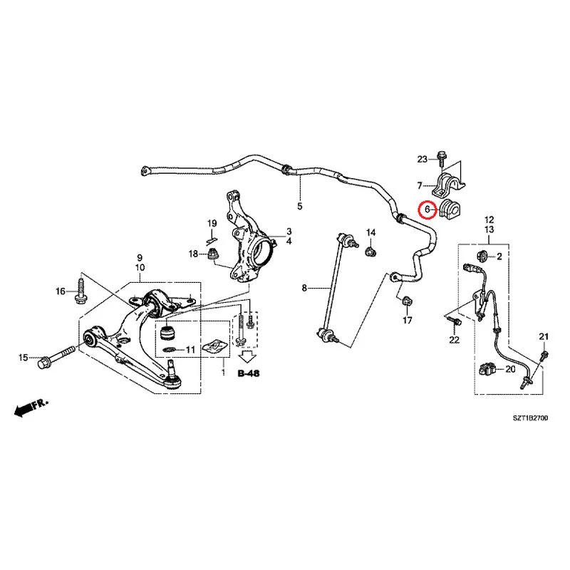 [NEW] JDM HONDA CR-Z ZF1 2012 Front lower arm GENUINE OEM - Image 7