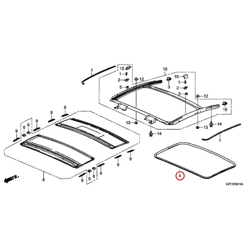 [NEW] JDM HONDA CR-Z ZF1 2012 Sunshade GENUINE OEM - Image 5