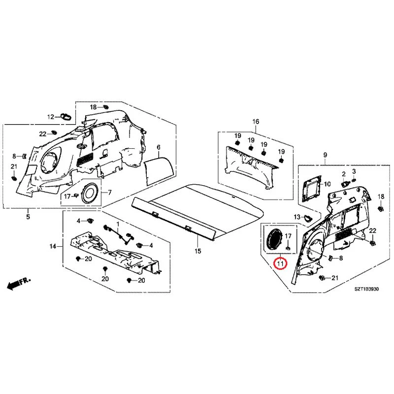 [NEW] JDM HONDA CR-Z ZF1 2012 Side Lining GENUINE OEM - Image 13