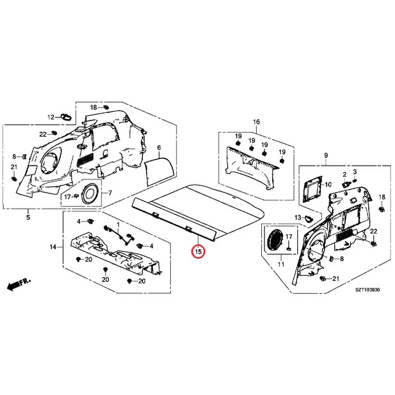 [NEW] JDM HONDA CR-Z ZF1 2012 Side Lining GENUINE OEM - Image 17