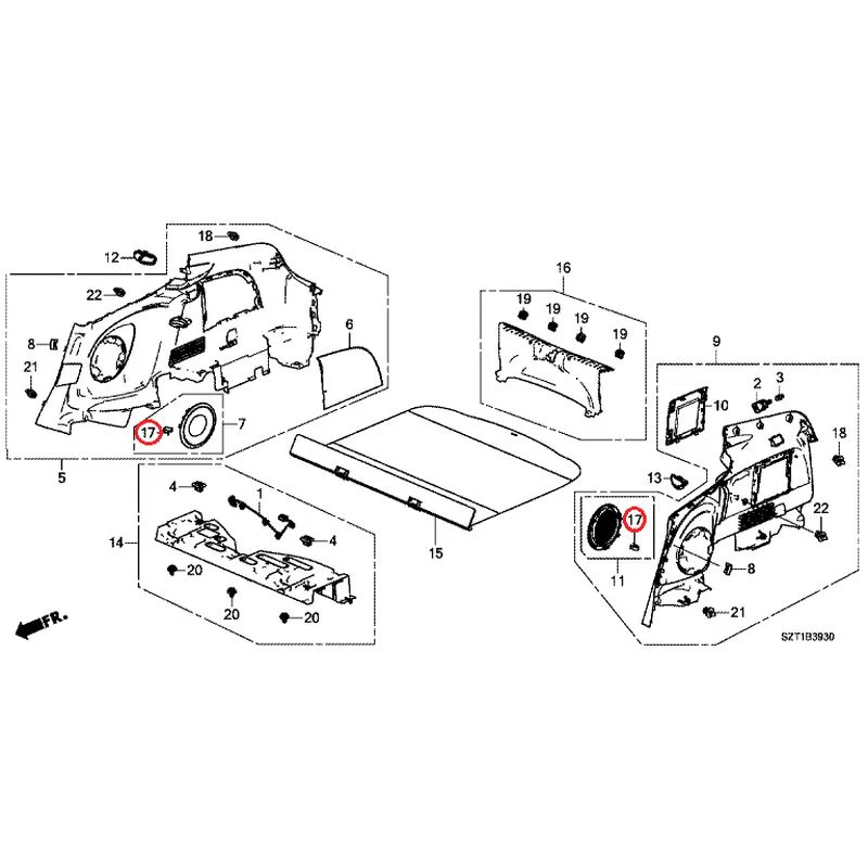 [NEW] JDM HONDA CR-Z ZF1 2012 Side Lining GENUINE OEM - Image 19