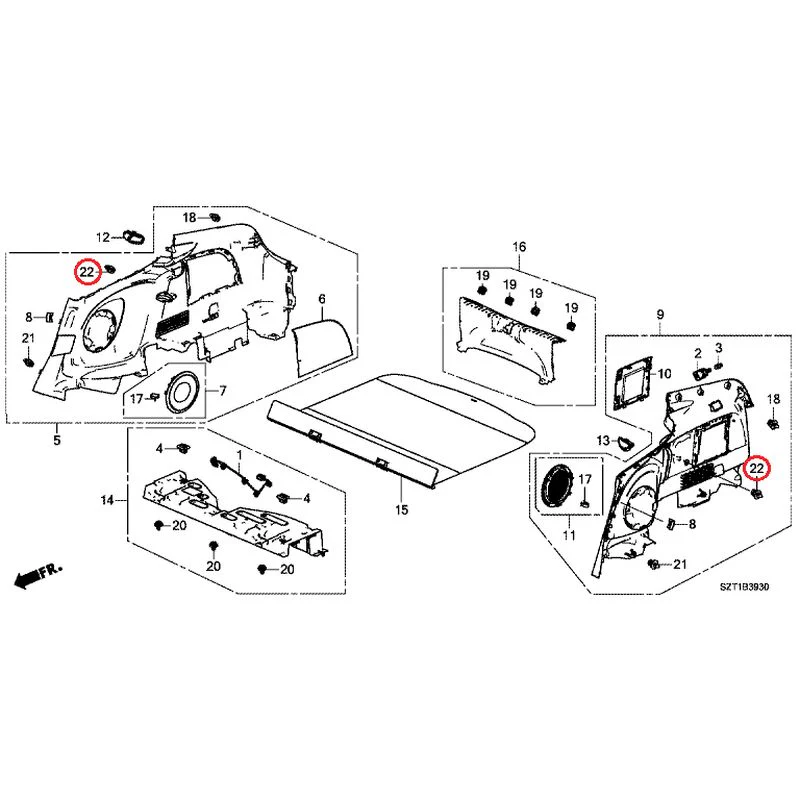[NEW] JDM HONDA CR-Z ZF1 2012 Side Lining GENUINE OEM - Image 24