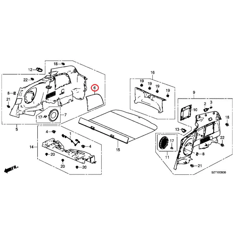 [NEW] JDM HONDA CR-Z ZF1 2012 Side Lining GENUINE OEM - Image 7