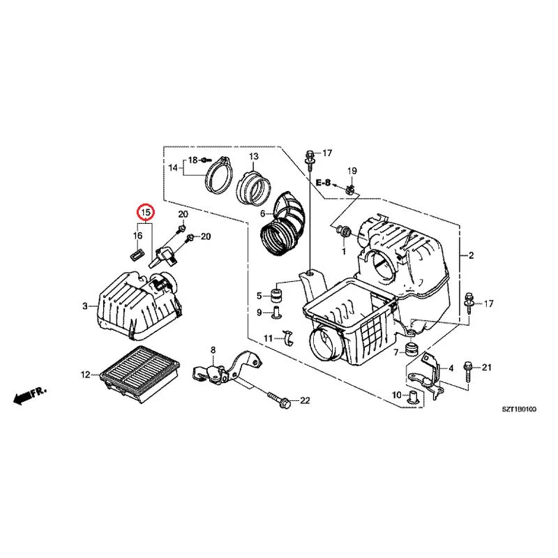 [NEW] JDM HONDA CR-Z ZF1 2012 Air Cleaner GENUINE OEM - Image 18