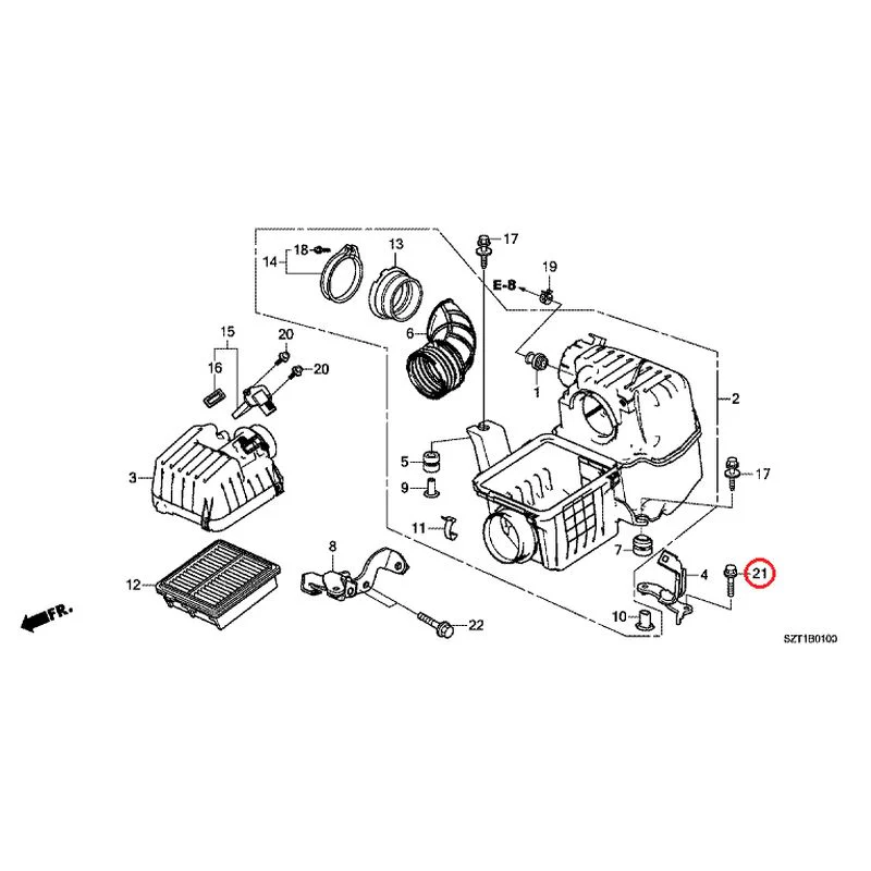 [NEW] JDM HONDA CR-Z ZF1 2012 Air Cleaner GENUINE OEM - Image 24