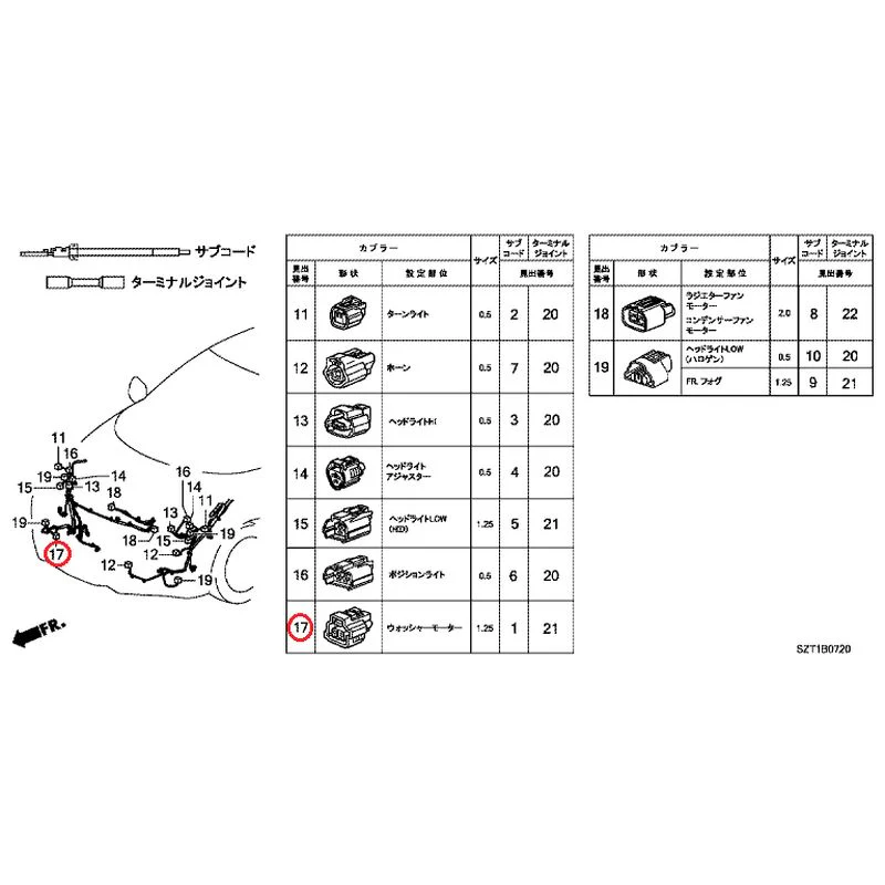 [NEW] JDM HONDA CR-Z ZF1 2012 Electrical Connector (Front) GENUINE OEM - Image 18