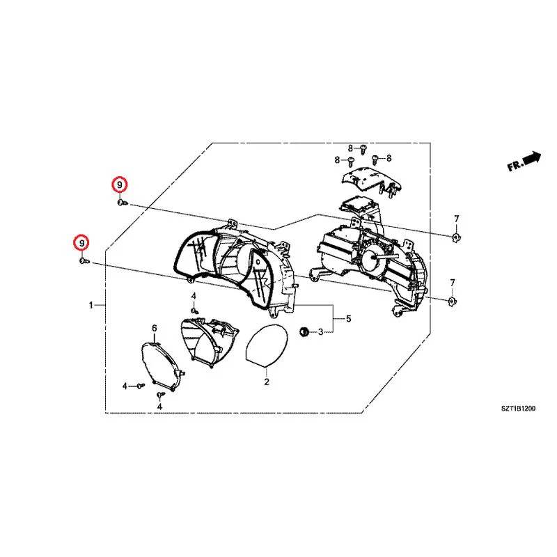[NEW] JDM HONDA CR-Z ZF1 2012 Meter GENUINE OEM - Image 10