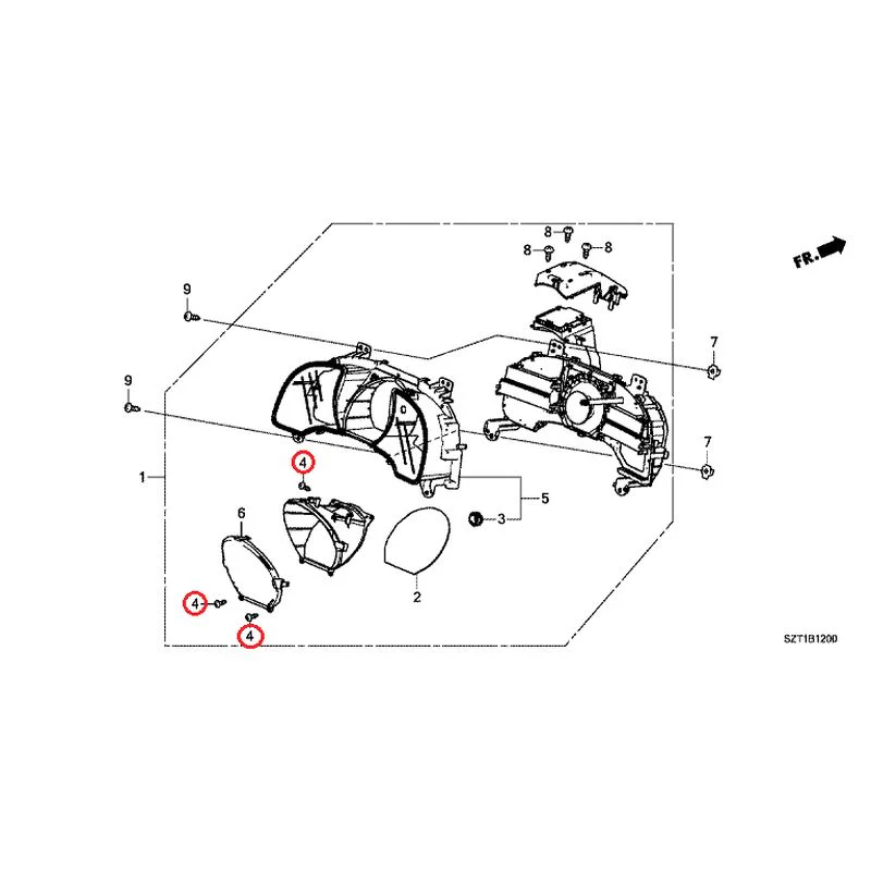 [NEW] JDM HONDA CR-Z ZF1 2012 Meter GENUINE OEM - Image 5