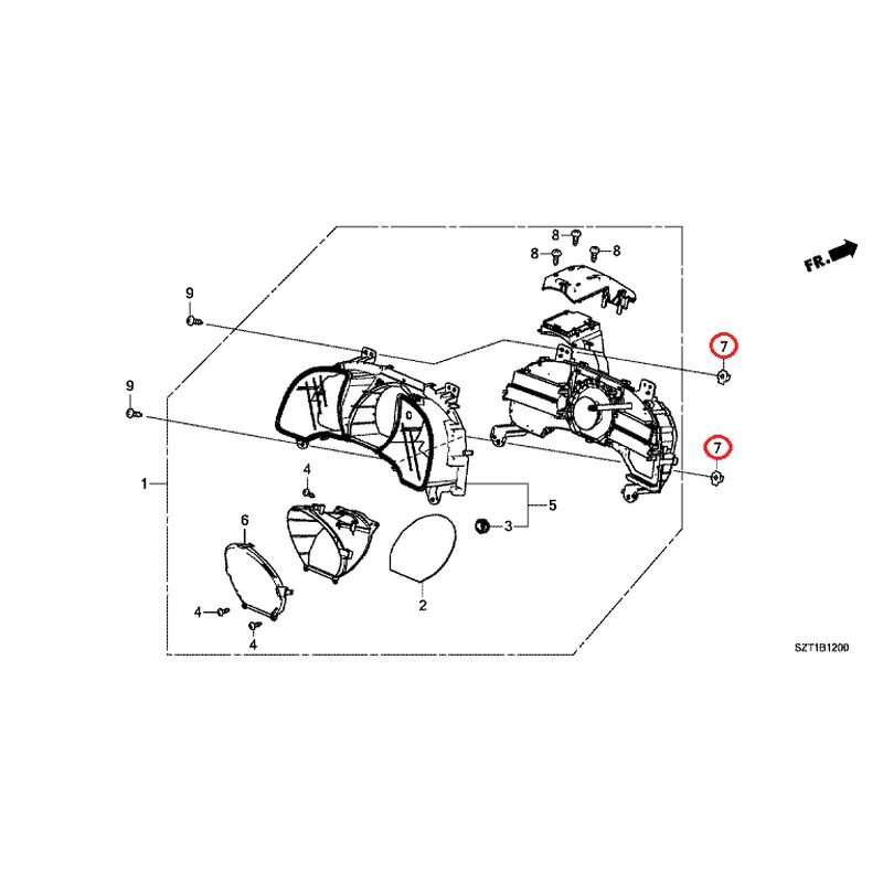 [NEW] JDM HONDA CR-Z ZF1 2012 Meter GENUINE OEM - Image 8
