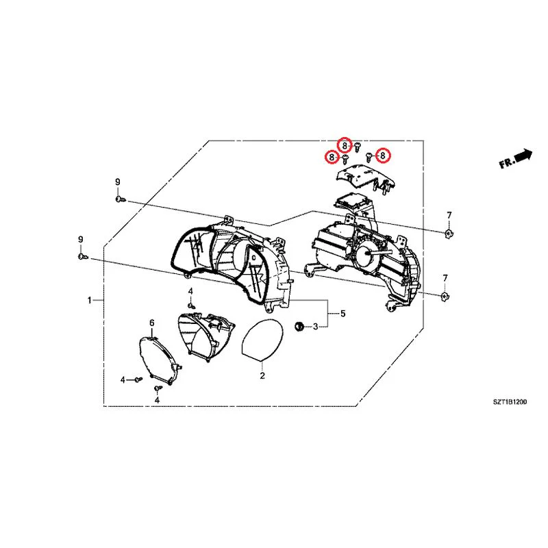 [NEW] JDM HONDA CR-Z ZF1 2012 Meter GENUINE OEM - Image 9