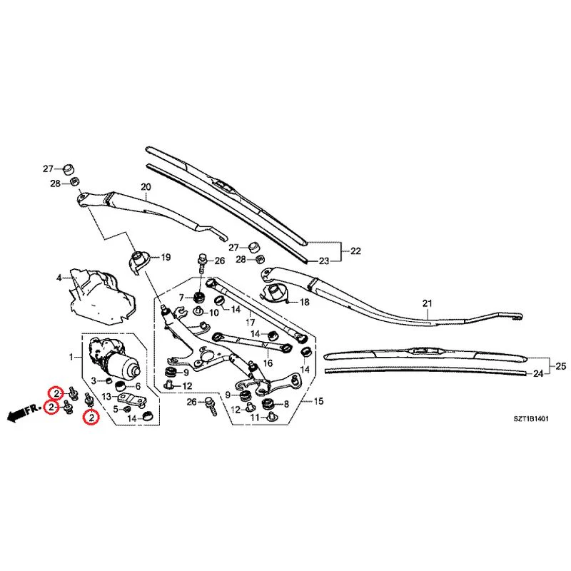 [NEW] JDM HONDA CR-Z ZF1 2012 Front Windshield Wiper GENUINE OEM - Image 3