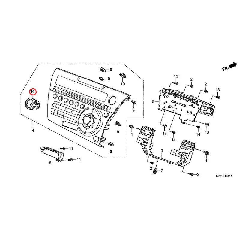 [NEW] JDM HONDA CR-Z ZF1 2012 Audio unit GENUINE OEM - Image 15