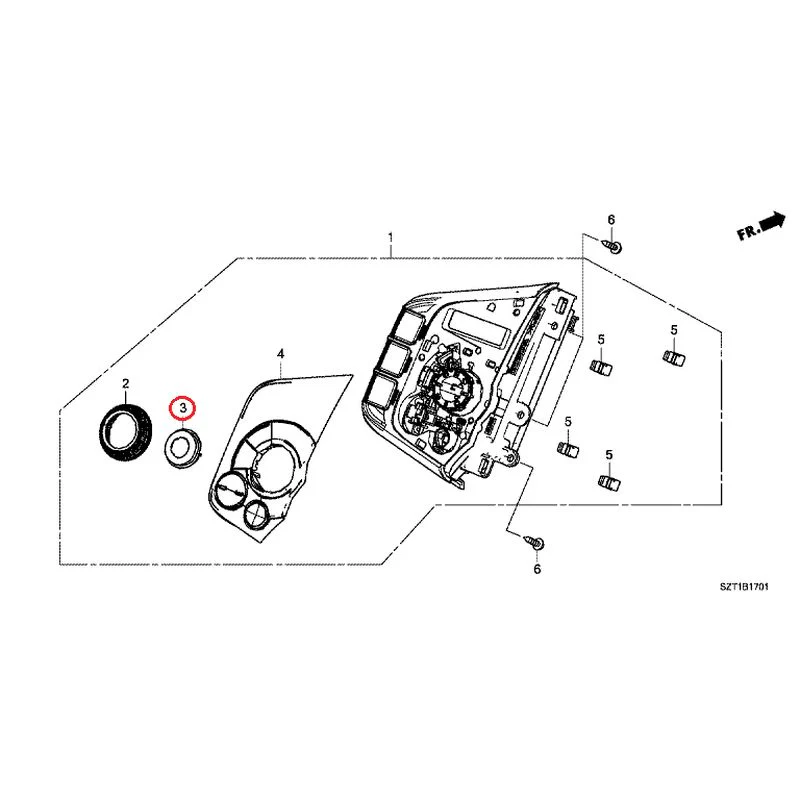 [NEW] JDM HONDA CR-Z ZF1 2012 Auto Air Conditioner Control GENUINE OEM - Image 4