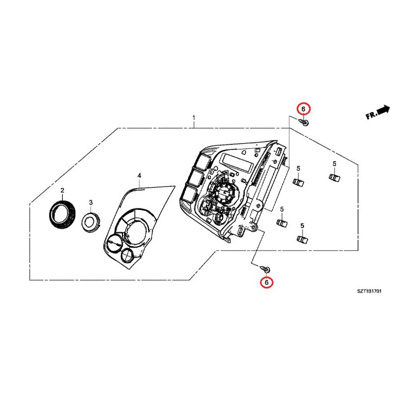 [NEW] JDM HONDA CR-Z ZF1 2012 Auto Air Conditioner Control GENUINE OEM - Image 7