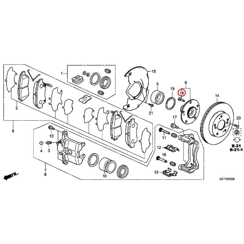 [NEW] JDM HONDA CR-Z ZF1 2012 Front Brake GENUINE OEM - Image 23