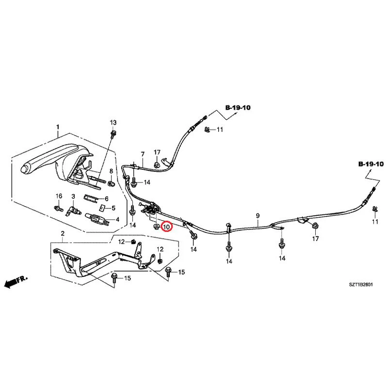 [NEW] JDM HONDA CR-Z ZF1 2012 Parking Brake GENUINE OEM - Image 11