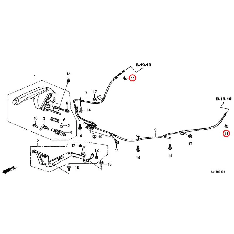 [NEW] JDM HONDA CR-Z ZF1 2012 Parking Brake GENUINE OEM - Image 12