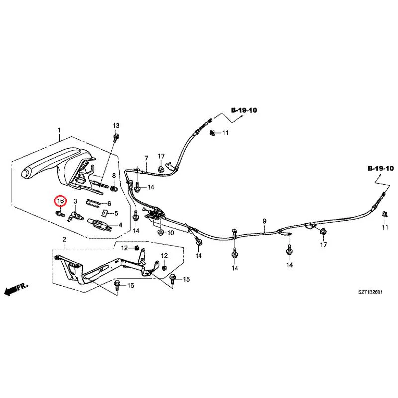 [NEW] JDM HONDA CR-Z ZF1 2012 Parking Brake GENUINE OEM - Image 17
