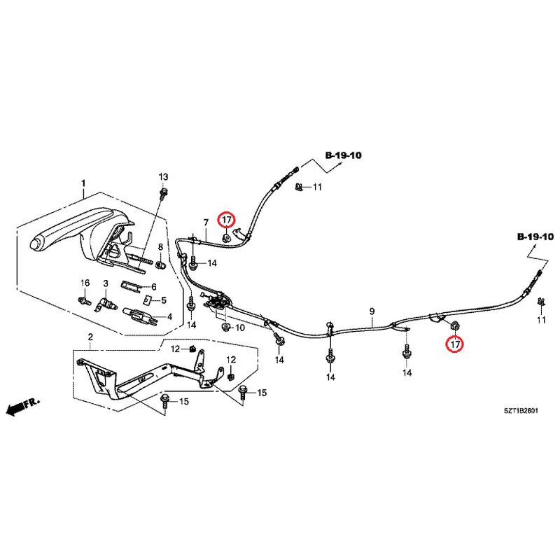 [NEW] JDM HONDA CR-Z ZF1 2012 Parking Brake GENUINE OEM - Image 18