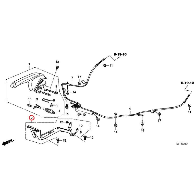 [NEW] JDM HONDA CR-Z ZF1 2012 Parking Brake GENUINE OEM - Image 3