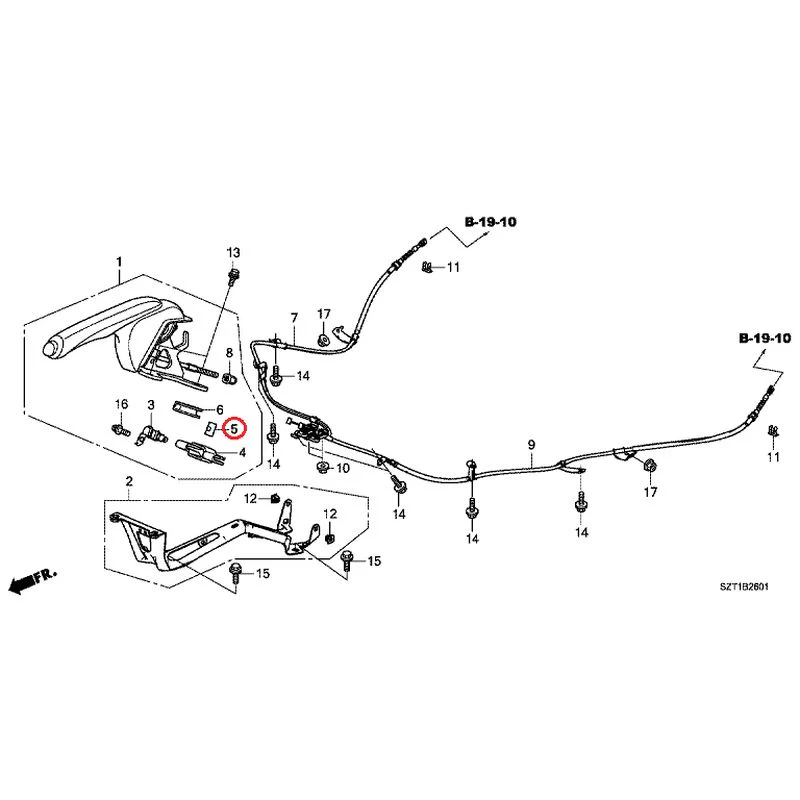 [NEW] JDM HONDA CR-Z ZF1 2012 Parking Brake GENUINE OEM - Image 6