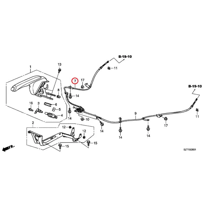 [NEW] JDM HONDA CR-Z ZF1 2012 Parking Brake GENUINE OEM - Image 8