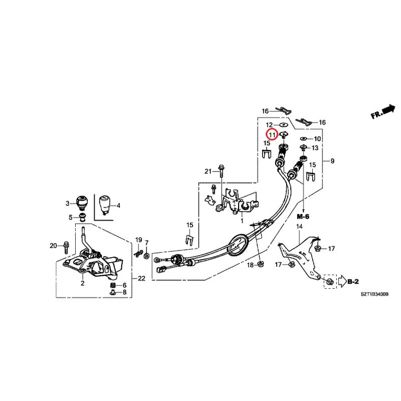 [NEW] JDM HONDA CR-Z ZF1 2012 Shift Lever GENUINE OEM - Image 10