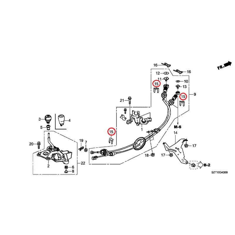 [NEW] JDM HONDA CR-Z ZF1 2012 Shift Lever GENUINE OEM - Image 14