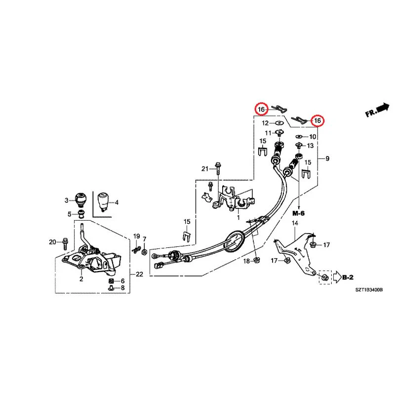 [NEW] JDM HONDA CR-Z ZF1 2012 Shift Lever GENUINE OEM - Image 15