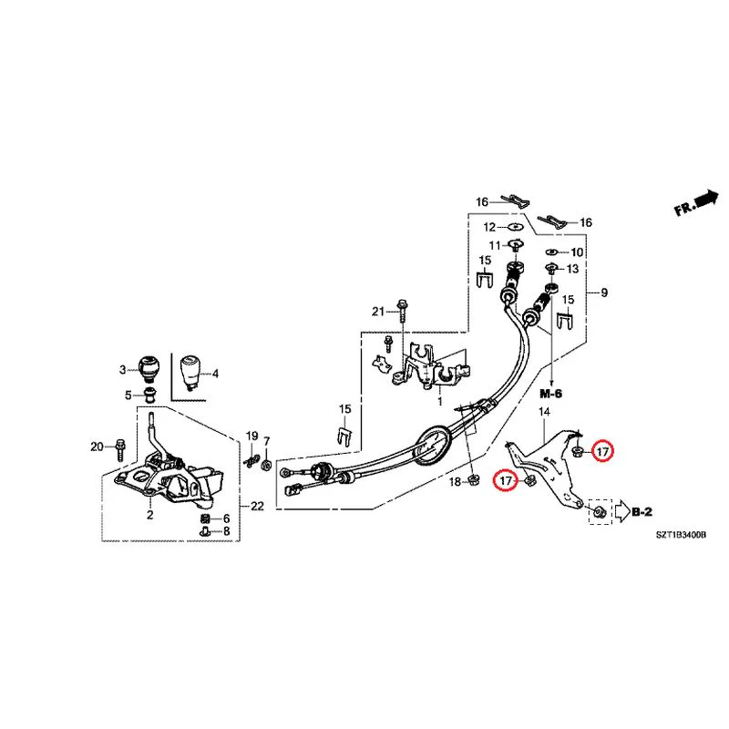 [NEW] JDM HONDA CR-Z ZF1 2012 Shift Lever GENUINE OEM - Image 16