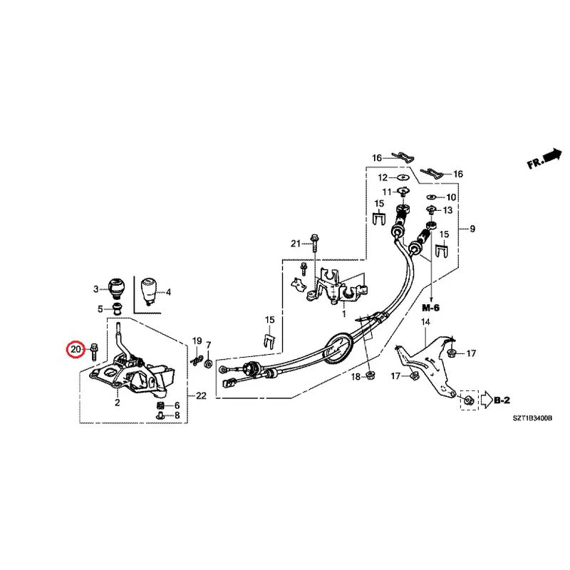 [NEW] JDM HONDA CR-Z ZF1 2012 Shift Lever GENUINE OEM - Image 19