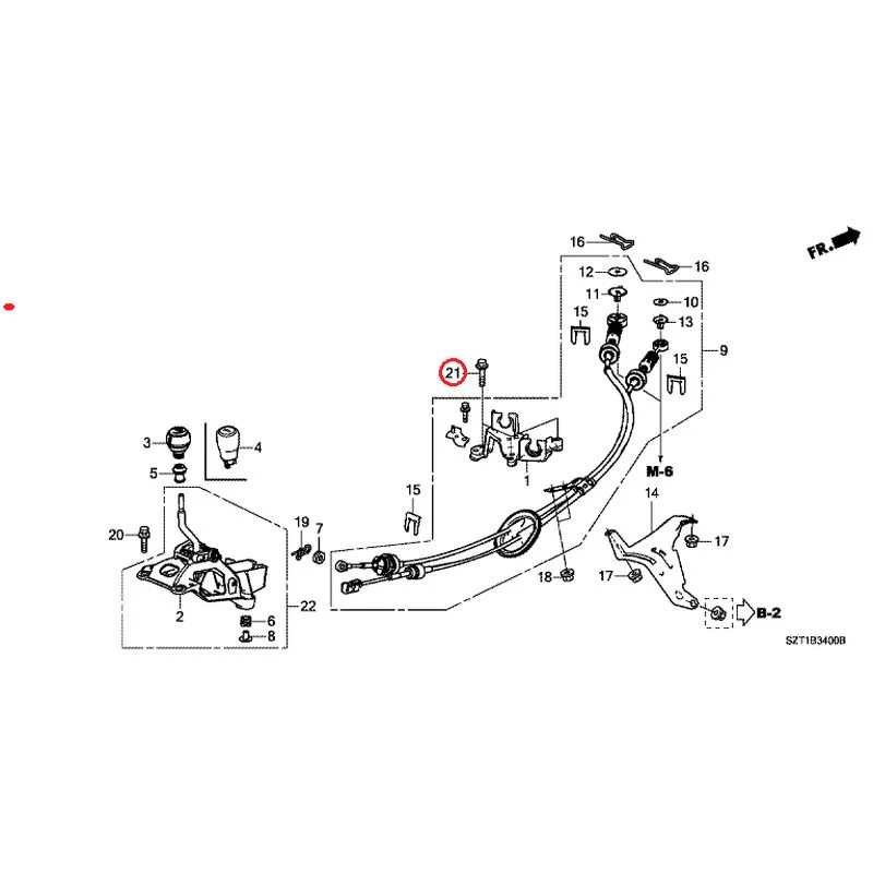 [NEW] JDM HONDA CR-Z ZF1 2012 Shift Lever GENUINE OEM - Image 20