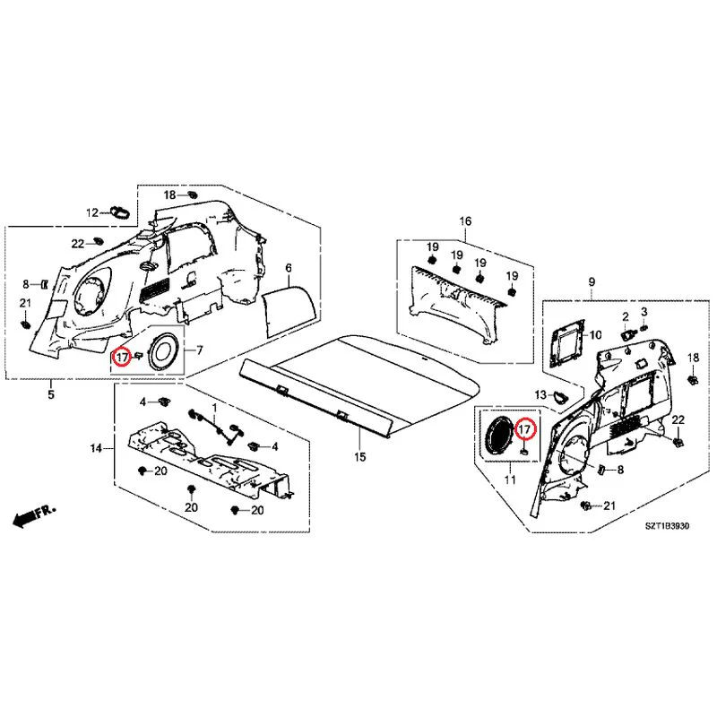 [NEW] JDM HONDA CR-Z ZF1 2012 Side Lining GENUINE OEM - Image 18