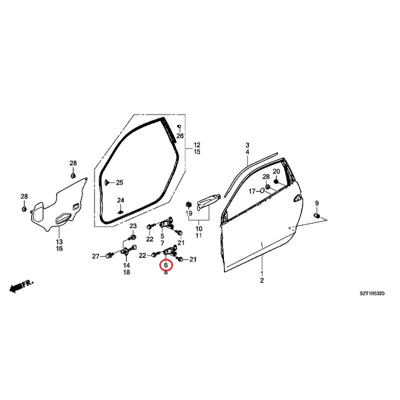 [NEW] JDM HONDA CR-Z ZF1 2012 Door Panels GENUINE OEM - Image 7