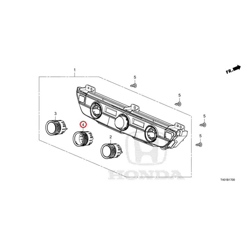 [NEW] JDM HONDA CIVIC FL5 2025 Auto Air Conditioner Control GENUINE OEM - Image 5