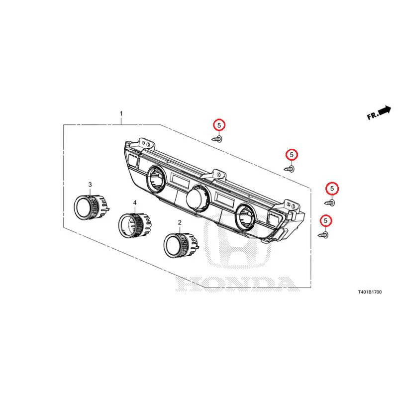 [NEW] JDM HONDA CIVIC FL5 2025 Auto Air Conditioner Control GENUINE OEM - Image 6