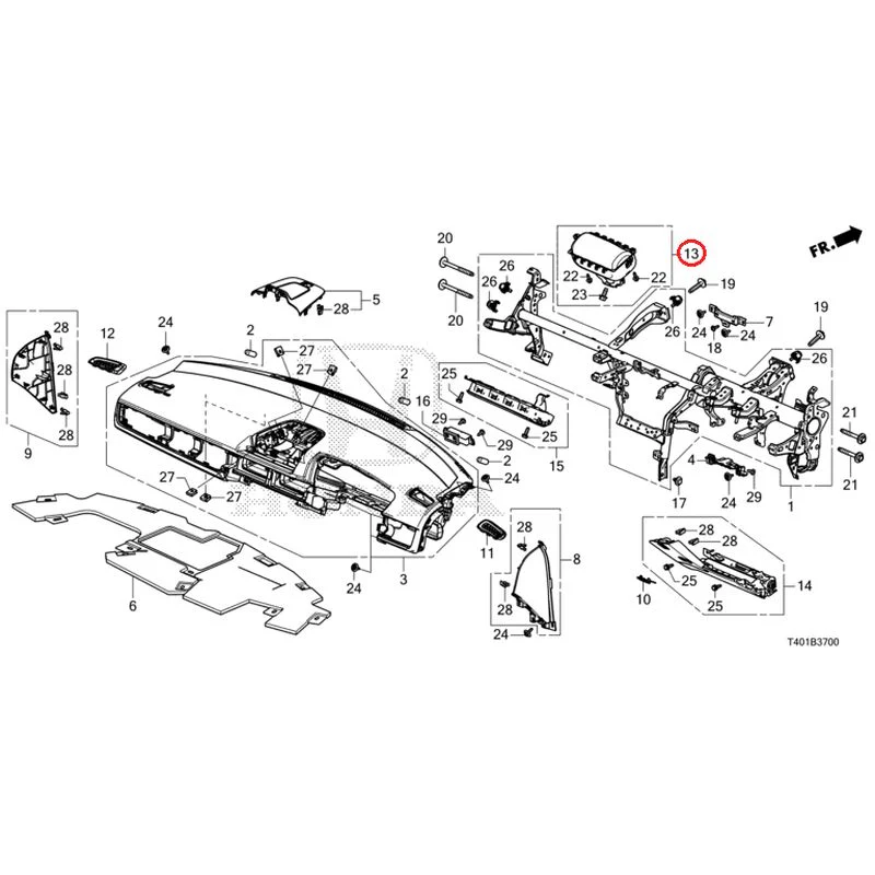 [NEW] JDM HONDA CIVIC FL5 2025 Instrument panel GENUINE OEM - Image 14