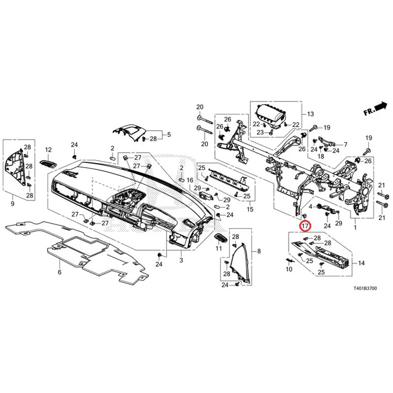 [NEW] JDM HONDA CIVIC FL5 2025 Instrument panel GENUINE OEM - Image 17
