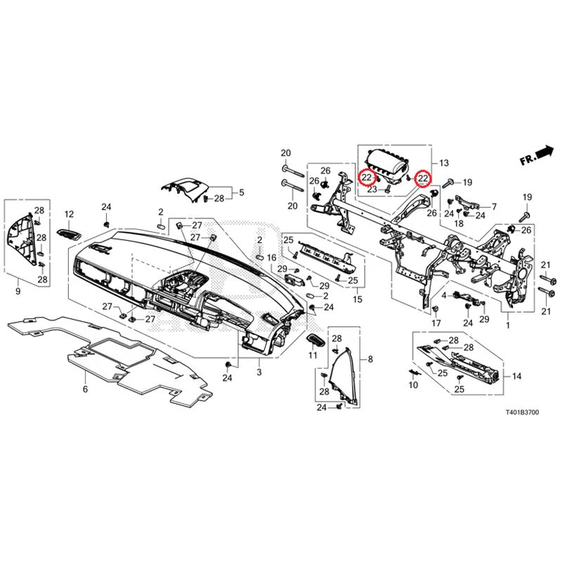 [NEW] JDM HONDA CIVIC FL5 2025 Instrument panel GENUINE OEM - Image 22