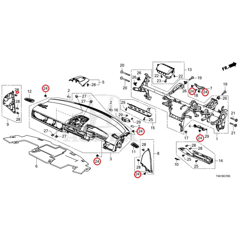 [NEW] JDM HONDA CIVIC FL5 2025 Instrument panel GENUINE OEM - Image 24