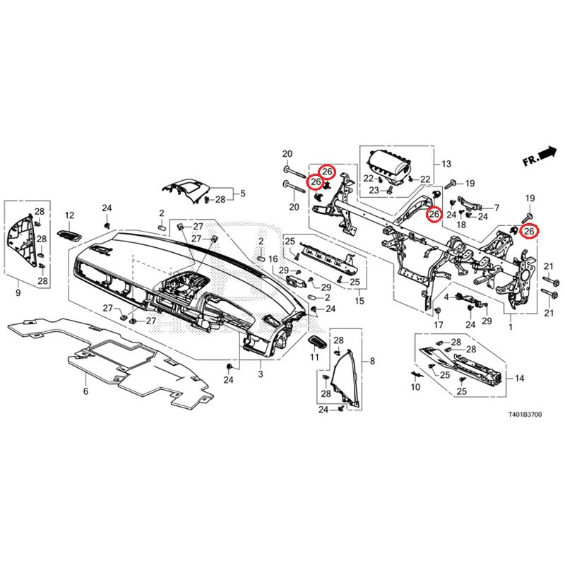 [NEW] JDM HONDA CIVIC FL5 2025 Instrument panel GENUINE OEM - Image 26