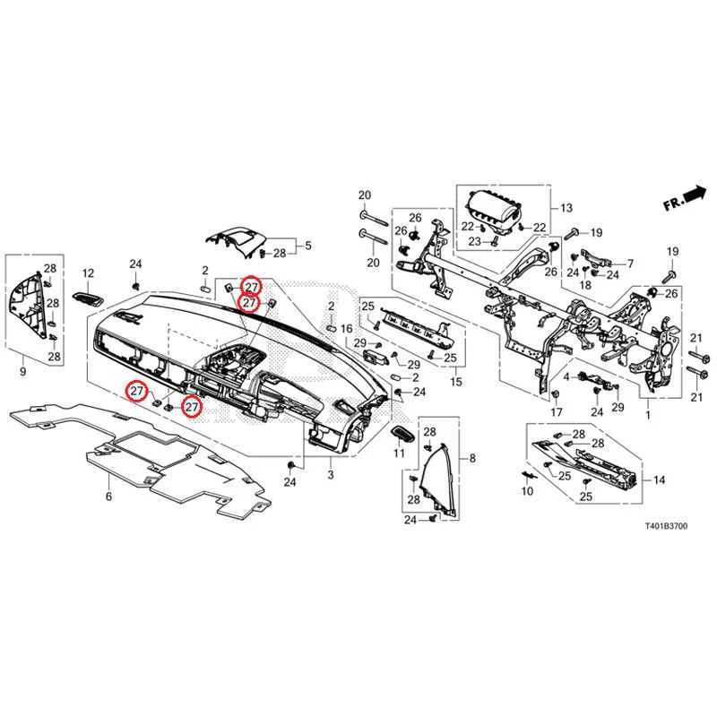 [NEW] JDM HONDA CIVIC FL5 2025 Instrument panel GENUINE OEM - Image 27